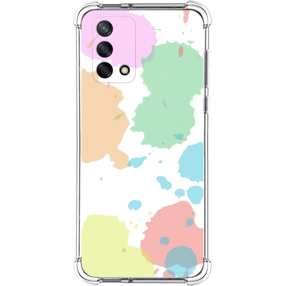 Funda Silicona Antigolpes para Oppo A74 4G diseño Acuarela 05 Dibujos