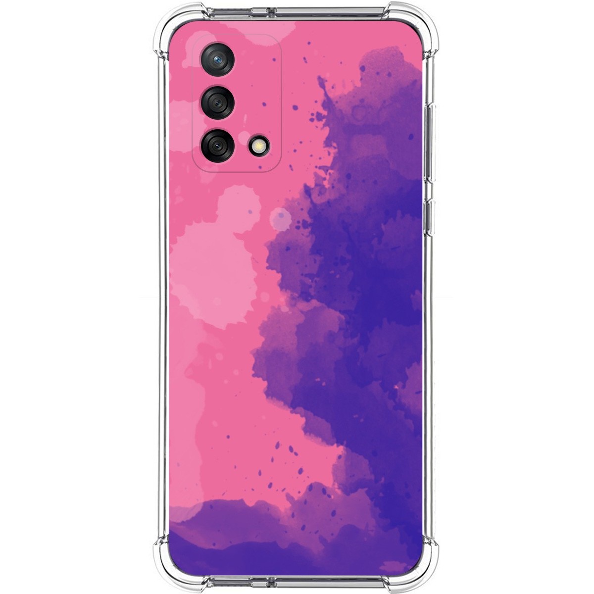 Funda Silicona Antigolpes para Oppo A74 4G diseño Acuarela 07 Dibujos