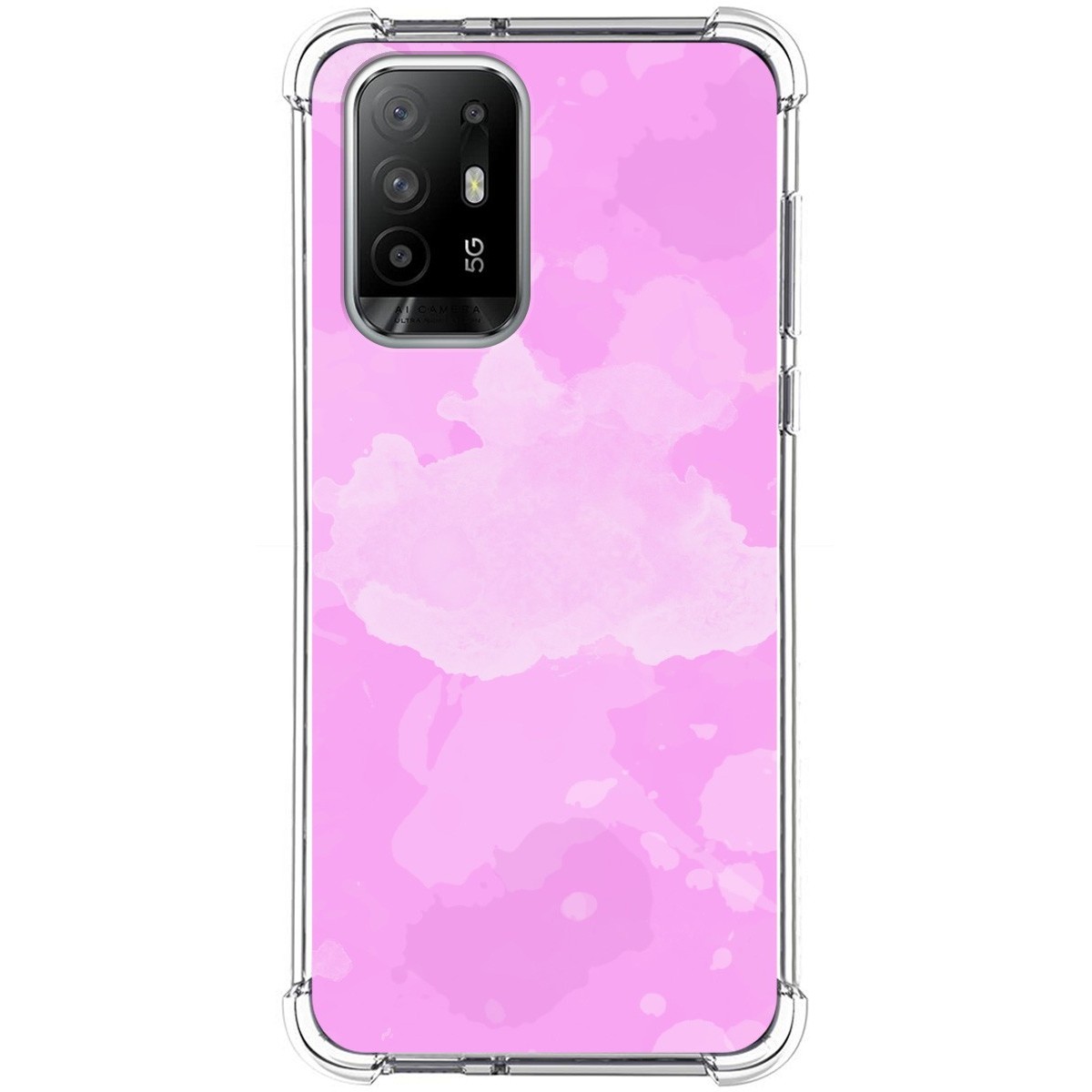 Funda Silicona Antigolpes para Oppo A94 5G diseño Acuarela 04 Dibujos
