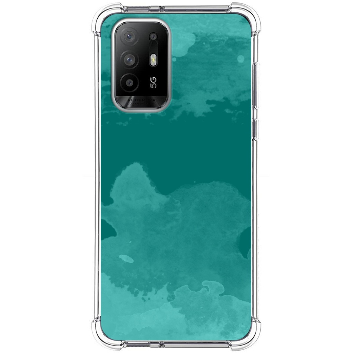 Funda Silicona Antigolpes para Oppo A94 5G diseño Acuarela 06 Dibujos