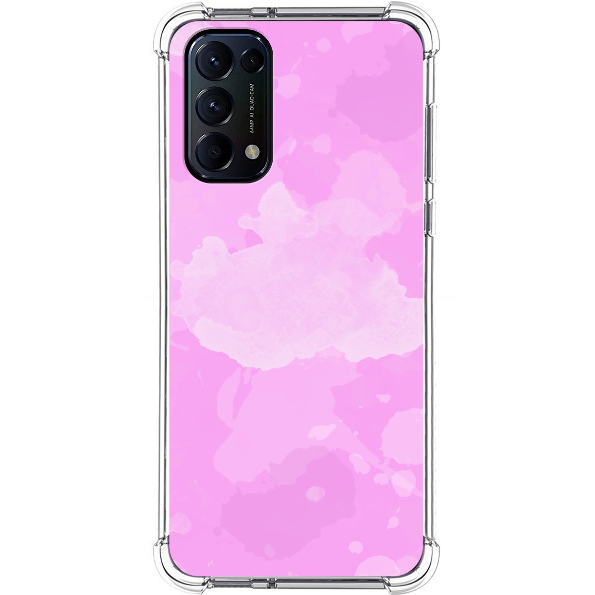 Funda Silicona Antigolpes para Oppo Find X3 Lite 5G diseño Acuarela 04 Dibujos
