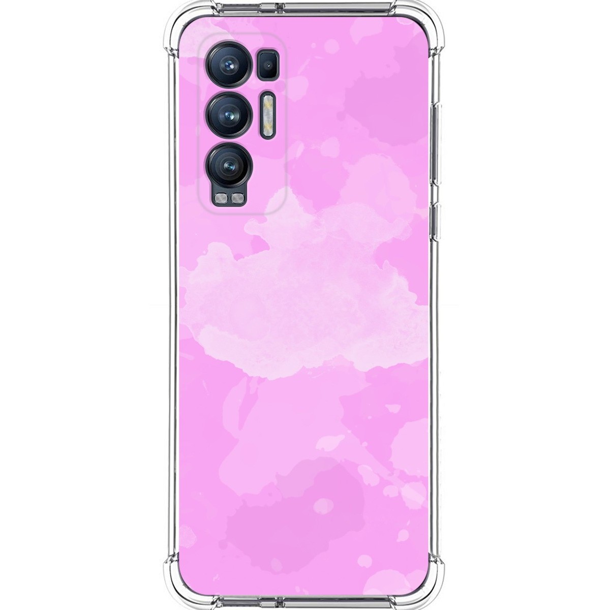 Funda Silicona Antigolpes para Oppo Find X3 Neo 5G diseño Acuarela 04 Dibujos