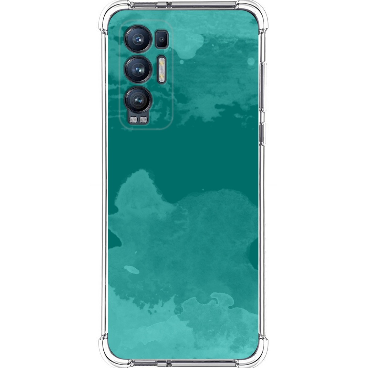 Funda Silicona Antigolpes para Oppo Find X3 Neo 5G diseño Acuarela 06 Dibujos