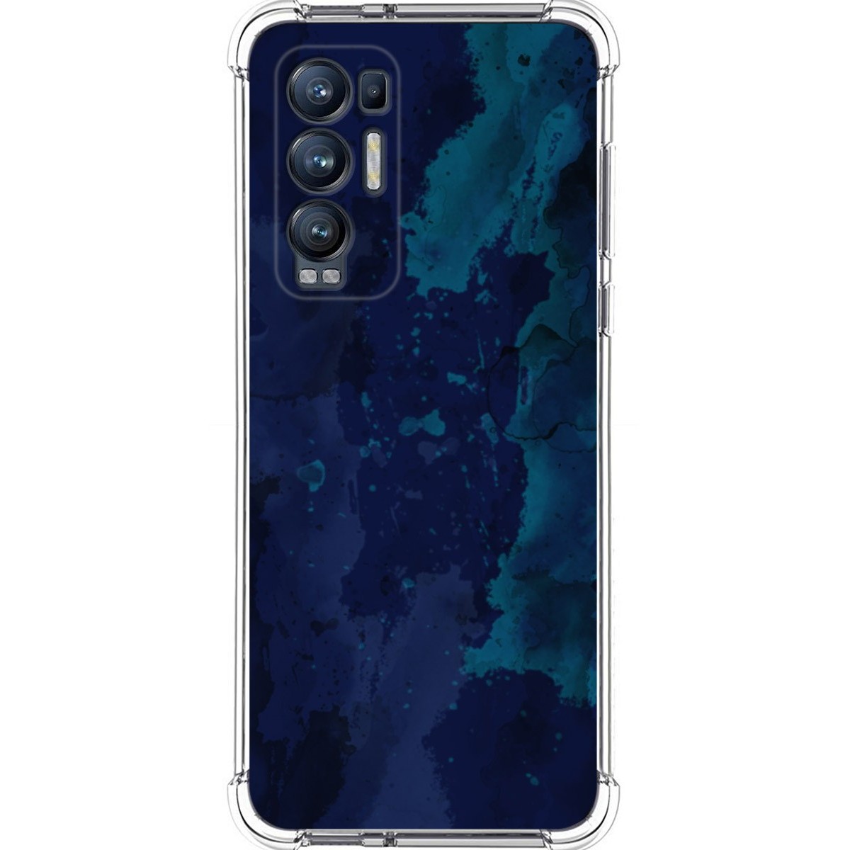 Funda Silicona Antigolpes para Oppo Find X3 Neo 5G diseño Acuarela 13 Dibujos