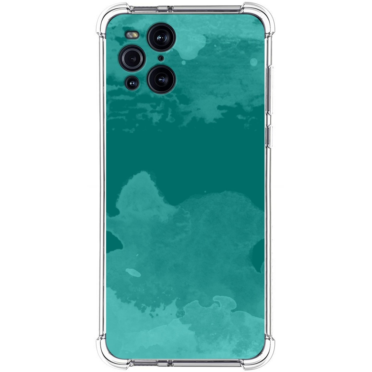 Funda Silicona Antigolpes para Oppo Find X3 Pro 5G diseño Acuarela 06 Dibujos