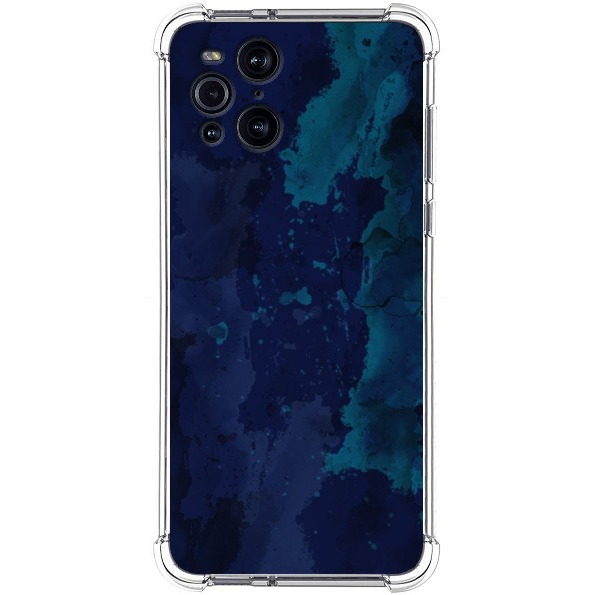 Funda Silicona Antigolpes para Oppo Find X3 Pro 5G diseño Acuarela 13 Dibujos