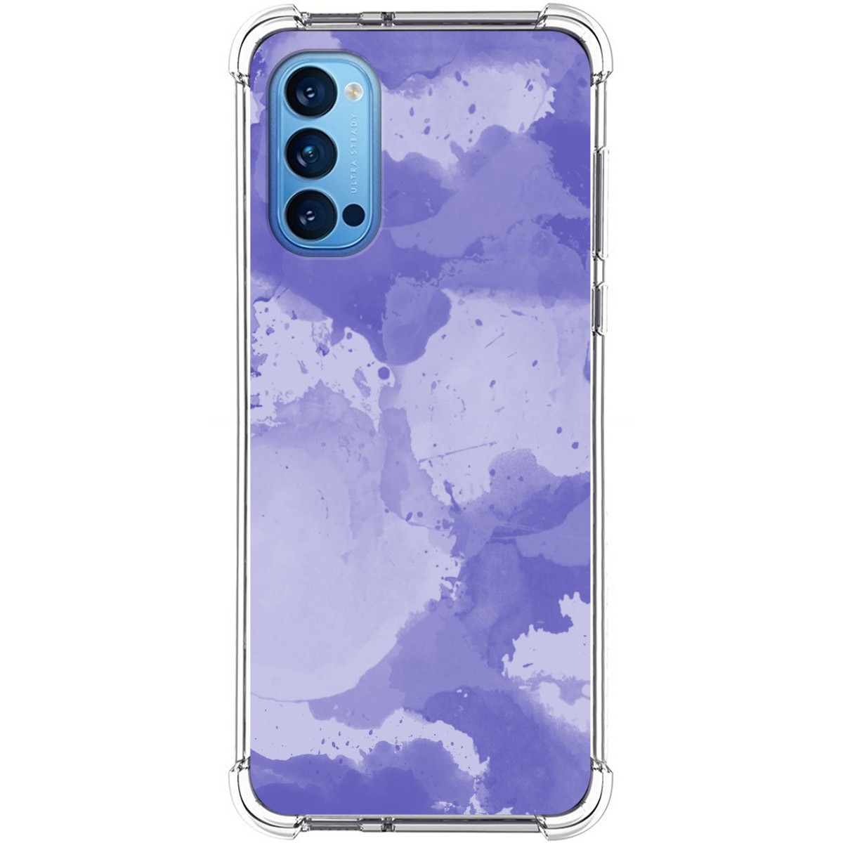 Funda Silicona Antigolpes para Oppo Reno 4 5G diseño Acuarela 01 Dibujos