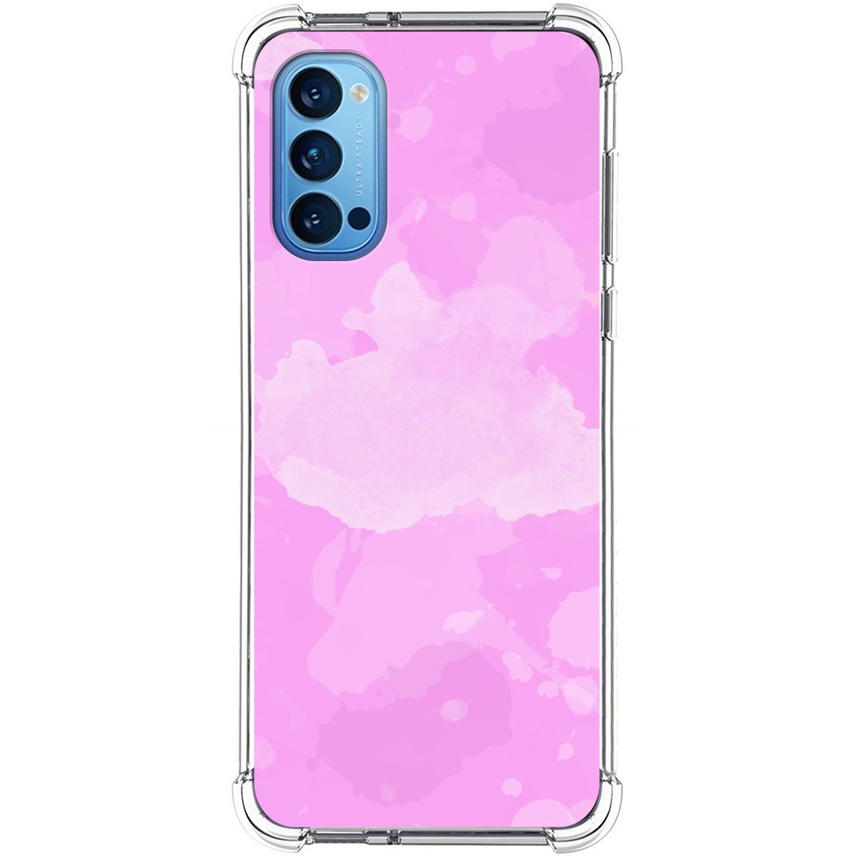 Funda Silicona Antigolpes para Oppo Reno 4 5G diseño Acuarela 04 Dibujos