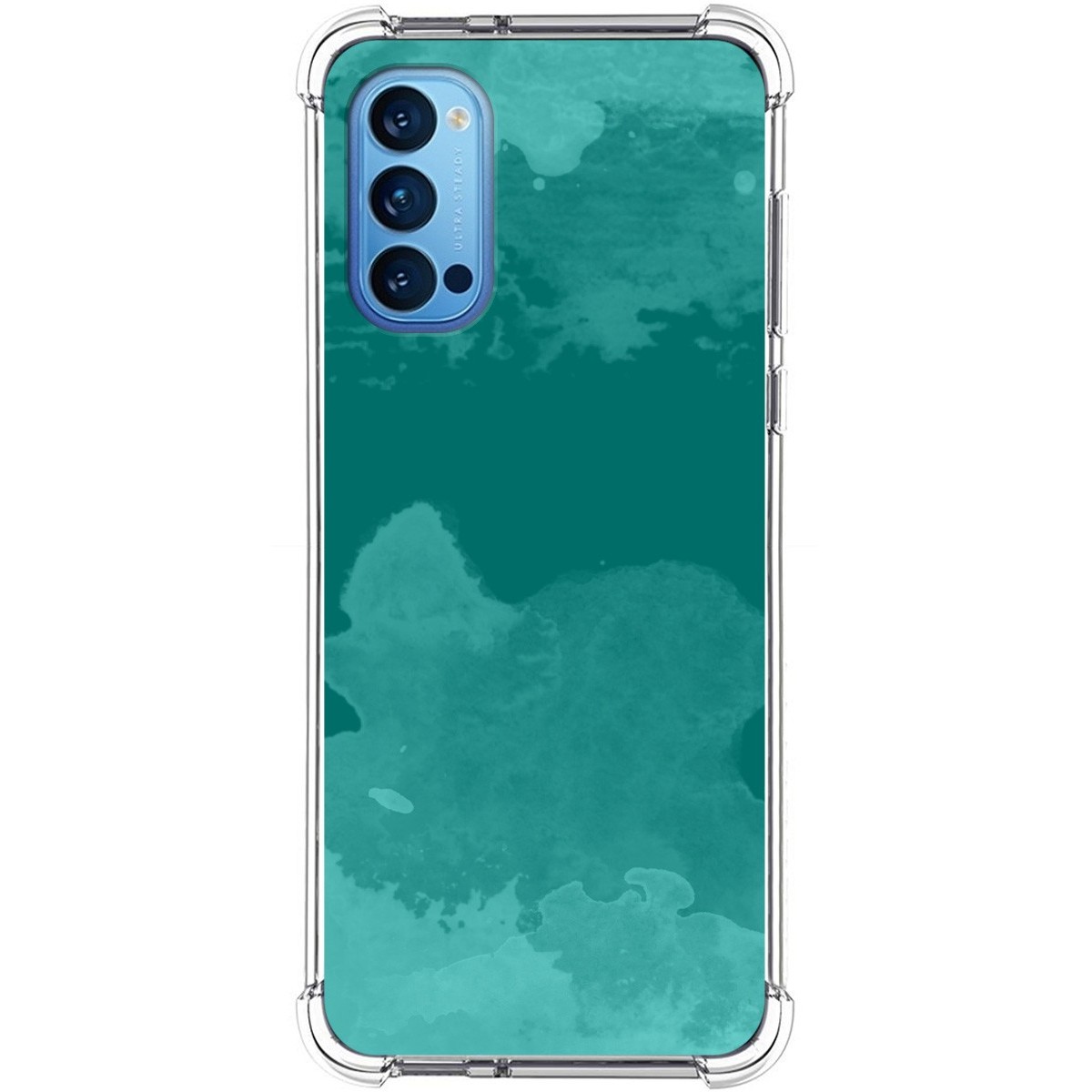 Funda Silicona Antigolpes para Oppo Reno 4 5G diseño Acuarela 06 Dibujos