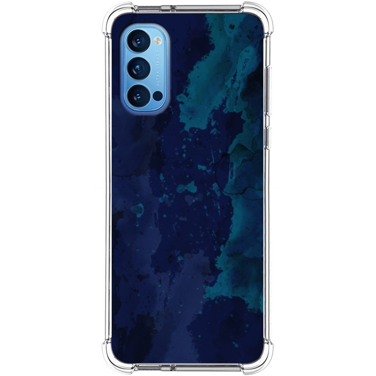 Funda Silicona Antigolpes para Oppo Reno 4 5G diseño Acuarela 13 Dibujos