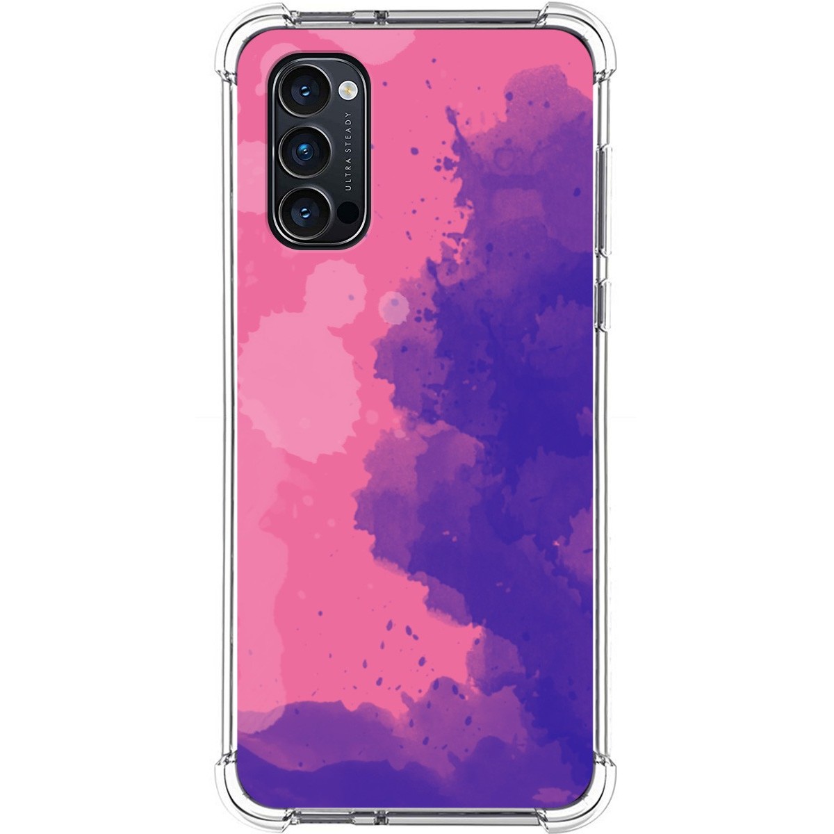 Funda Silicona Antigolpes para Oppo Reno 4 Pro 5G diseño Acuarela 07 Dibujos