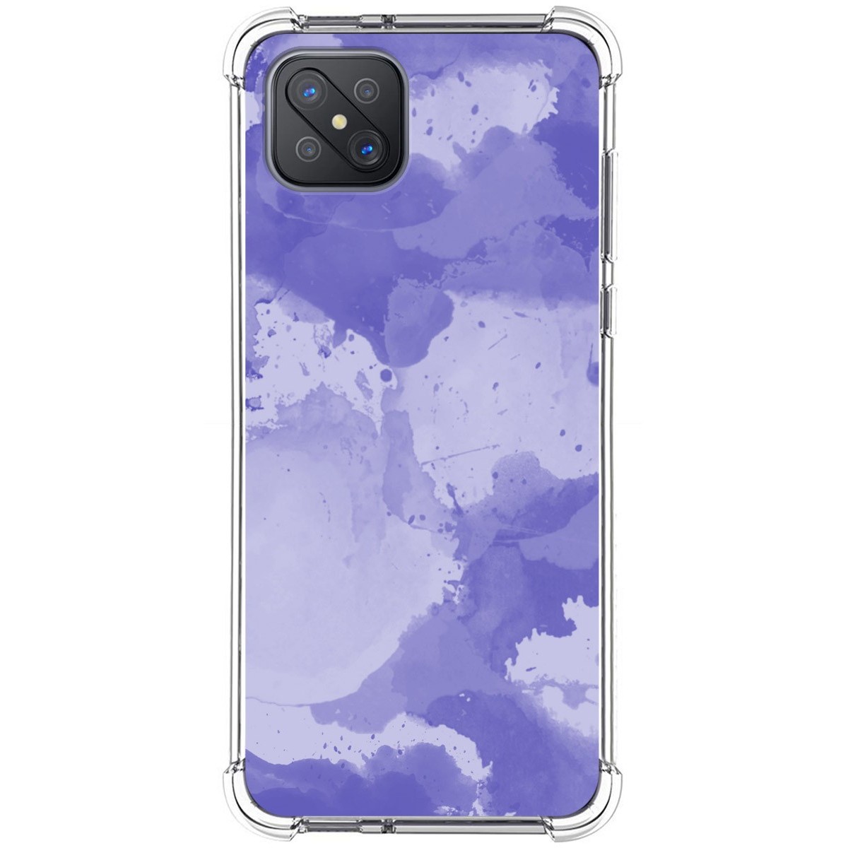 Funda Silicona Antigolpes para Oppo Reno 4Z 5G diseño Acuarela 01 Dibujos