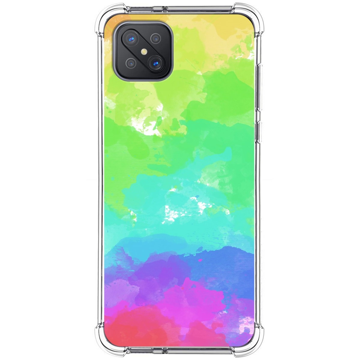 Funda Silicona Antigolpes para Oppo Reno 4Z 5G diseño Acuarela 03 Dibujos