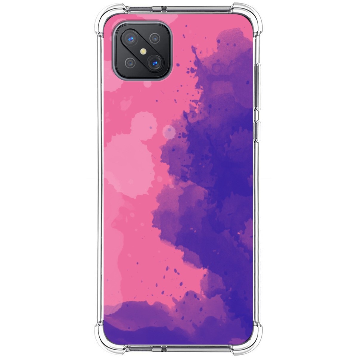 Funda Silicona Antigolpes para Oppo Reno 4Z 5G diseño Acuarela 07 Dibujos