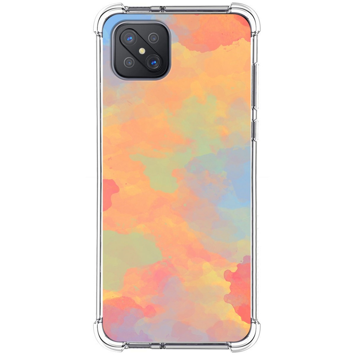 Funda Silicona Antigolpes para Oppo Reno 4Z 5G diseño Acuarela 08 Dibujos