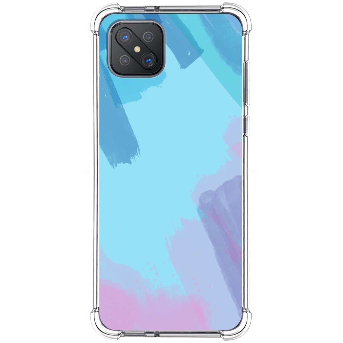 Funda Silicona Antigolpes para Oppo Reno 4Z 5G diseño Acuarela 10 Dibujos