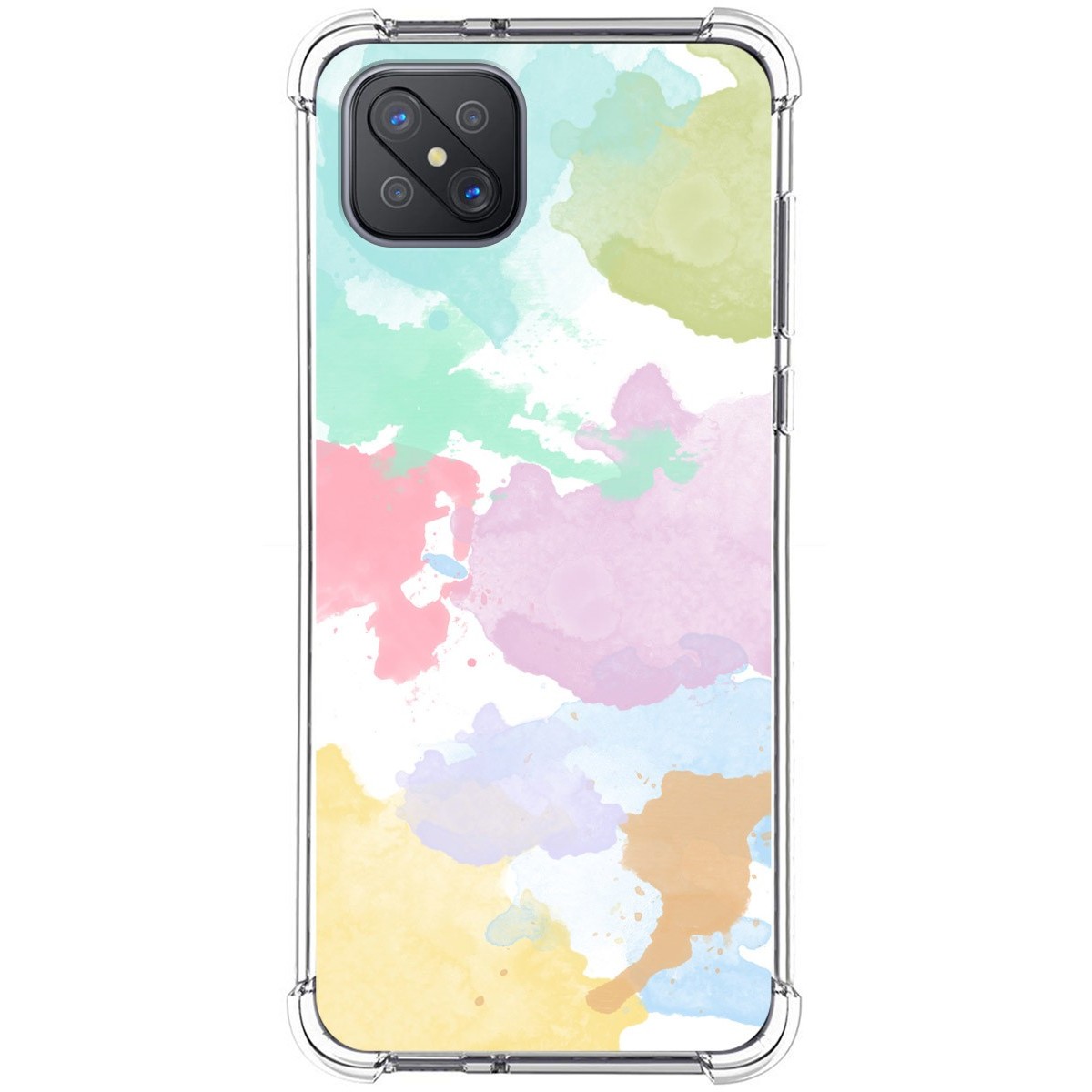 Funda Silicona Antigolpes para Oppo Reno 4Z 5G diseño Acuarela 11 Dibujos
