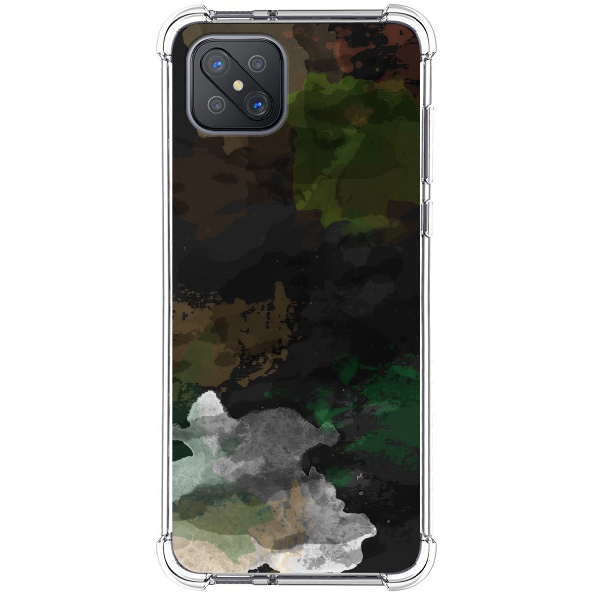 Funda Silicona Antigolpes para Oppo Reno 4Z 5G diseño Acuarela 12 Dibujos