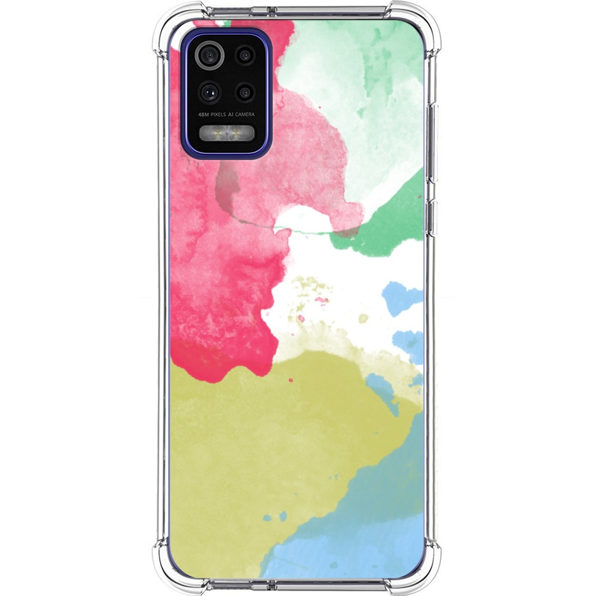 Funda Silicona Antigolpes para Lg K52 diseño Acuarela 02 Dibujos
