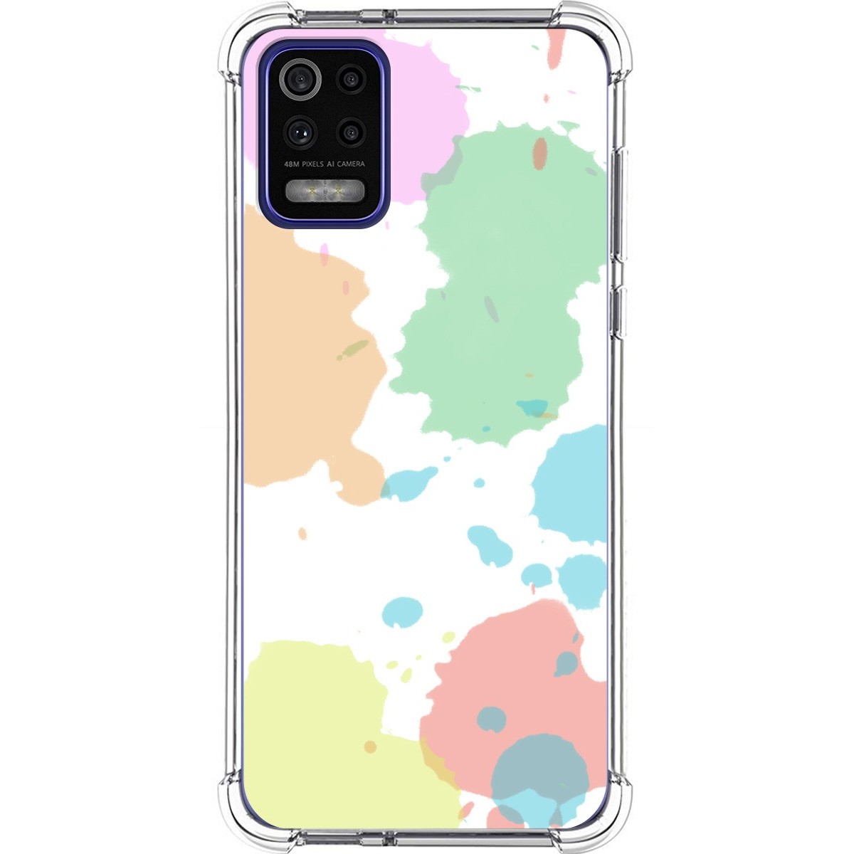 Funda Silicona Antigolpes para Lg K52 diseño Acuarela 05 Dibujos