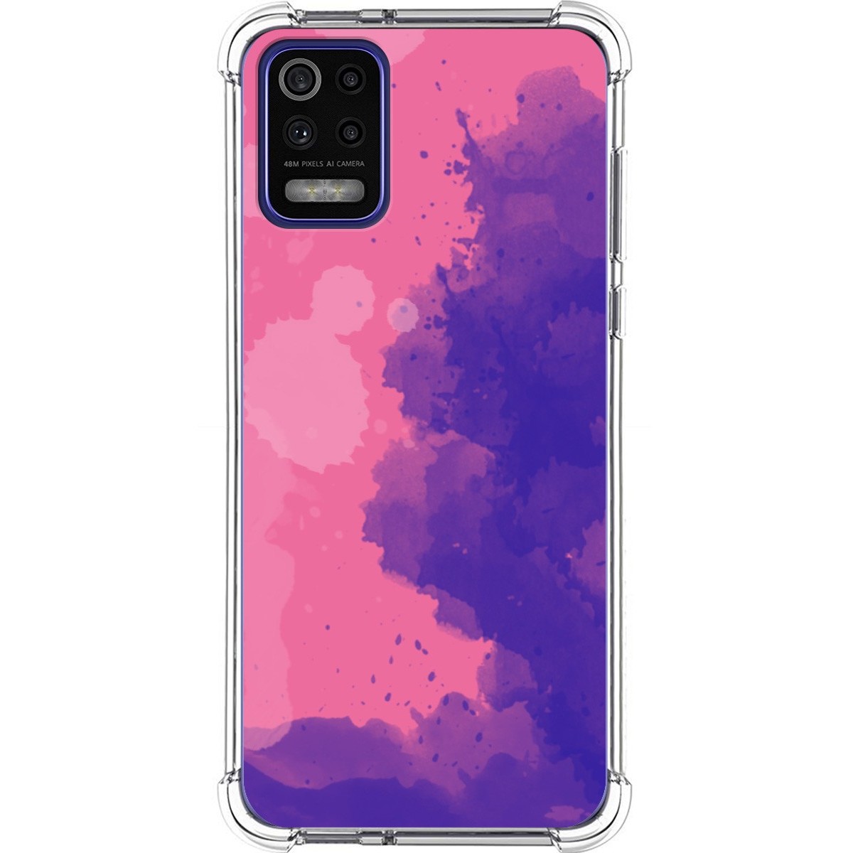 Funda Silicona Antigolpes para Lg K52 diseño Acuarela 07 Dibujos