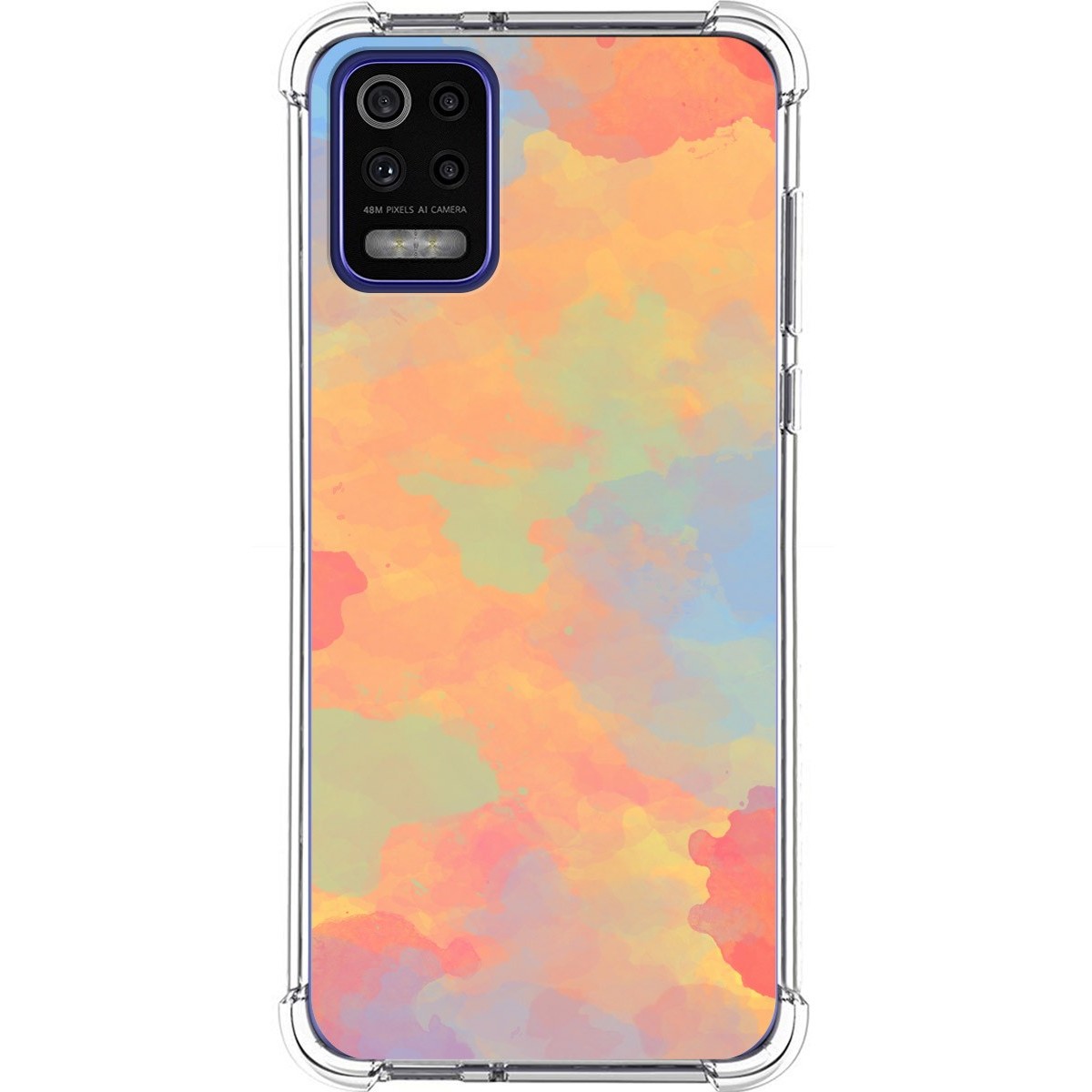 Funda Silicona Antigolpes para Lg K52 diseño Acuarela 08 Dibujos