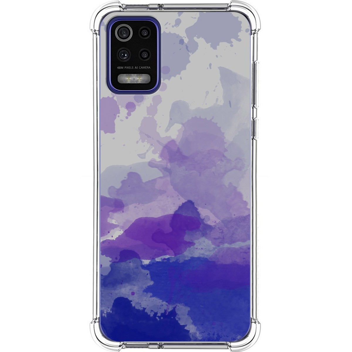 Funda Silicona Antigolpes para Lg K52 diseño Acuarela 09 Dibujos
