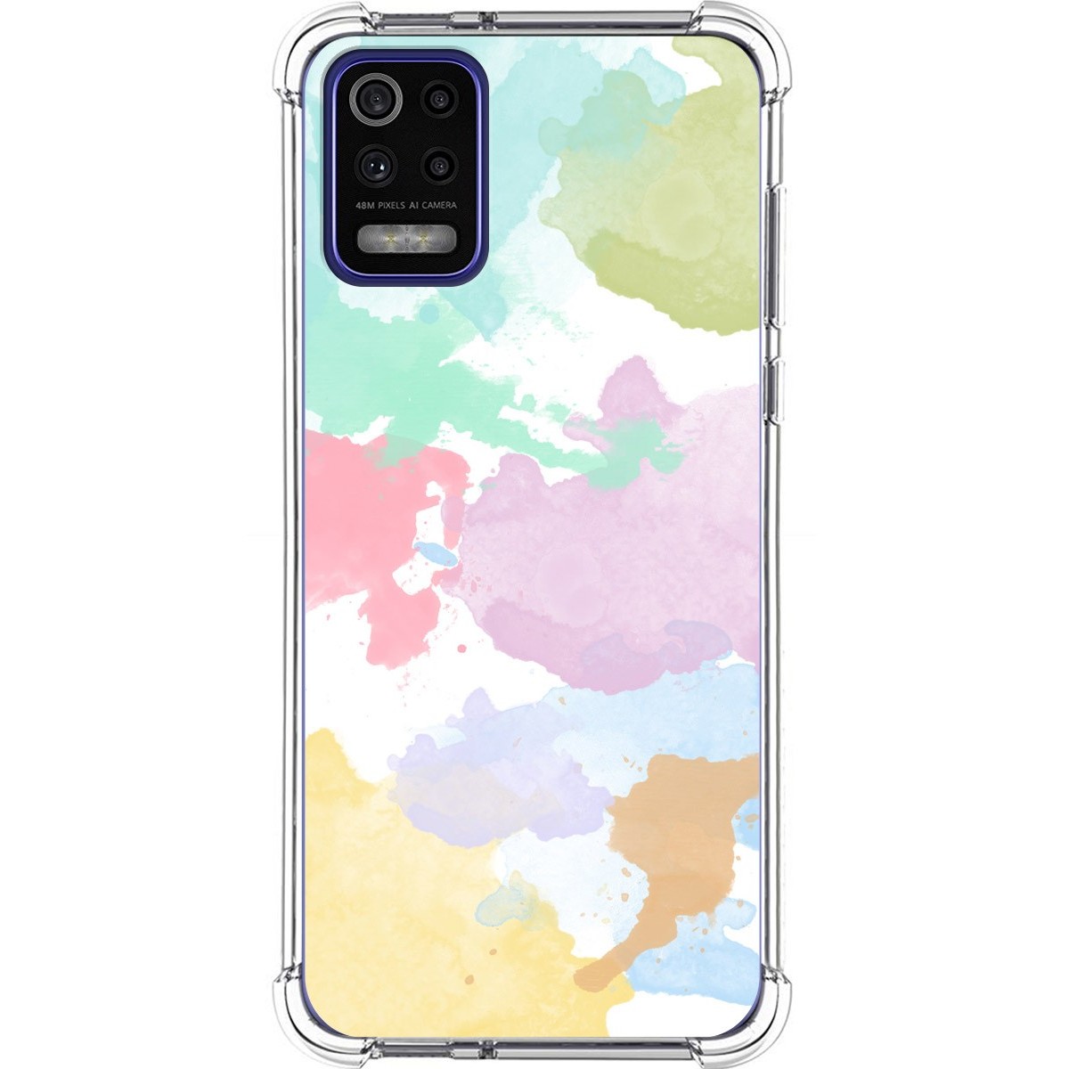 Funda Silicona Antigolpes para Lg K52 diseño Acuarela 11 Dibujos