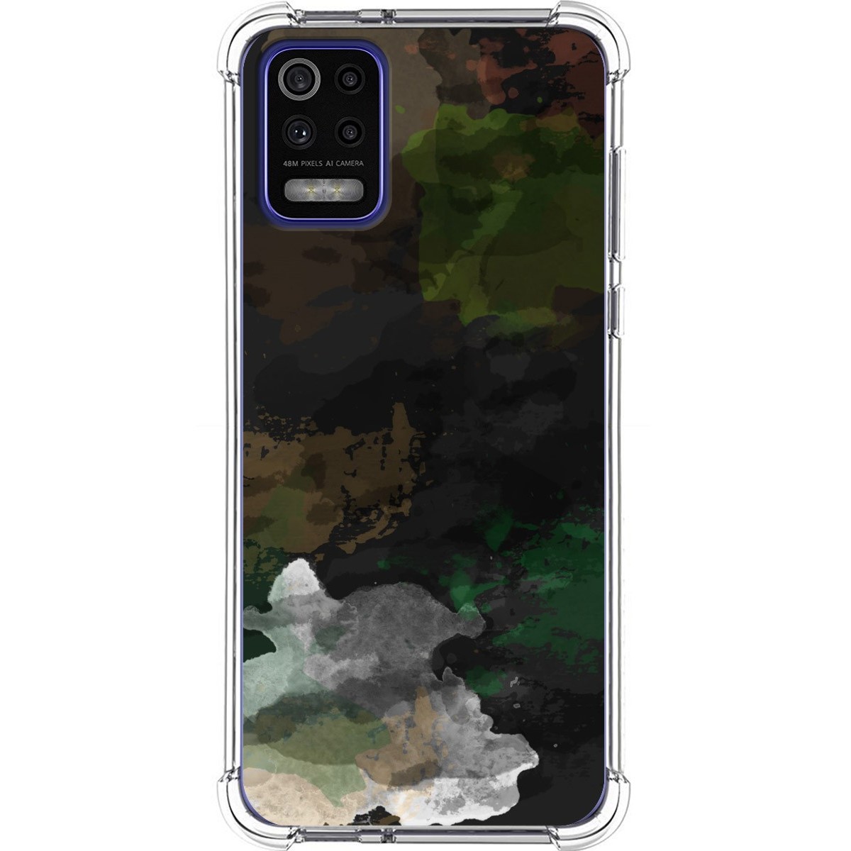 Funda Silicona Antigolpes para Lg K52 diseño Acuarela 12 Dibujos