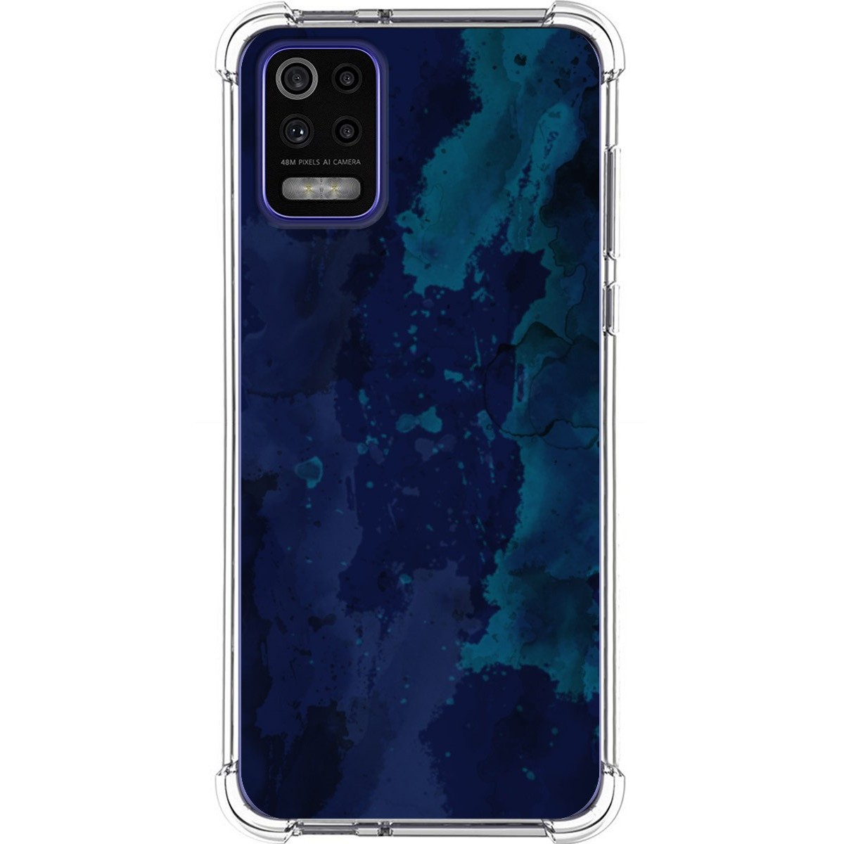 Funda Silicona Antigolpes para Lg K52 diseño Acuarela 13 Dibujos