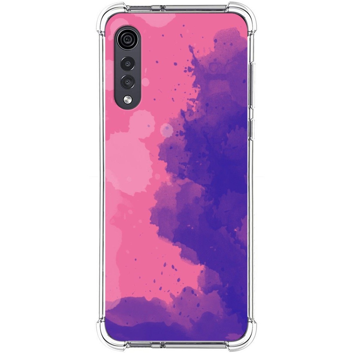 Funda Silicona Antigolpes para Lg Velvet 5G diseño Acuarela 07 Dibujos