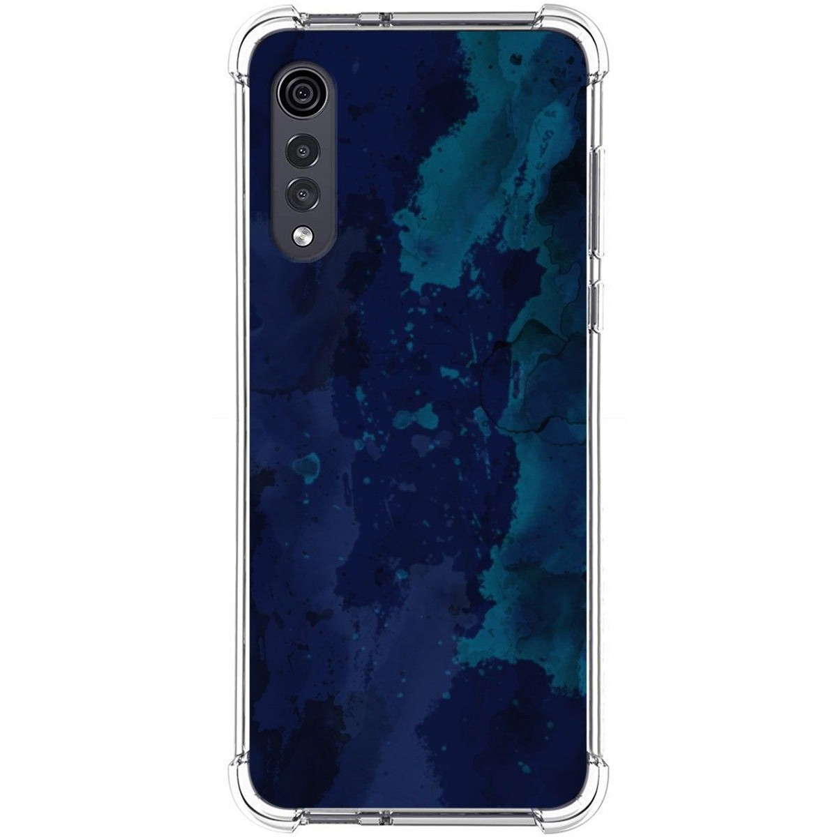 Funda Silicona Antigolpes para Lg Velvet 5G diseño Acuarela 13 Dibujos