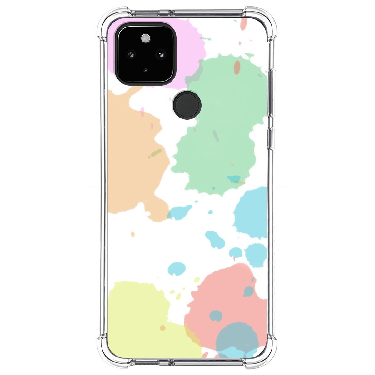 Funda Silicona Antigolpes para Google Pixel 4a diseño Acuarela 05 Dibujos