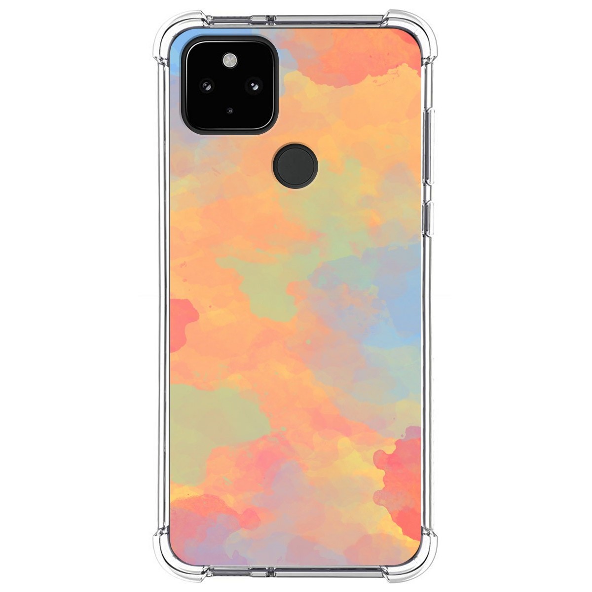 Funda Silicona Antigolpes para Google Pixel 4a diseño Acuarela 08 Dibujos
