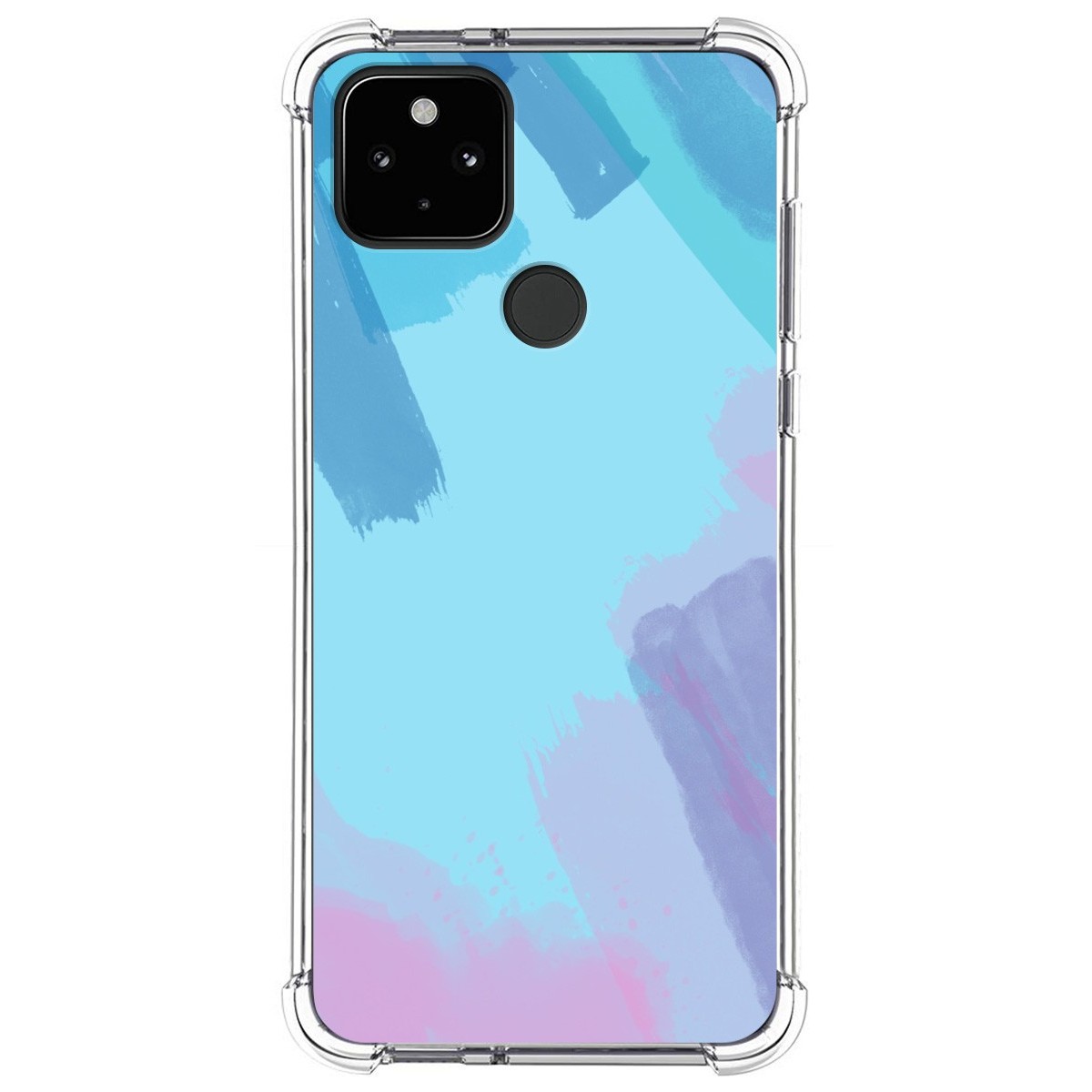 Funda Silicona Antigolpes para Google Pixel 4a diseño Acuarela 10 Dibujos