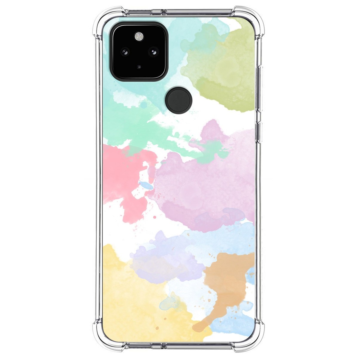 Funda Silicona Antigolpes para Google Pixel 4a diseño Acuarela 11 Dibujos