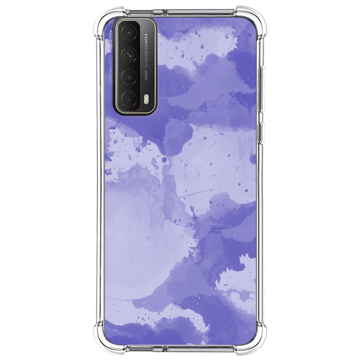 Funda Silicona Antigolpes para Huawei P Smart 2021 diseño Acuarela 01 Dibujos