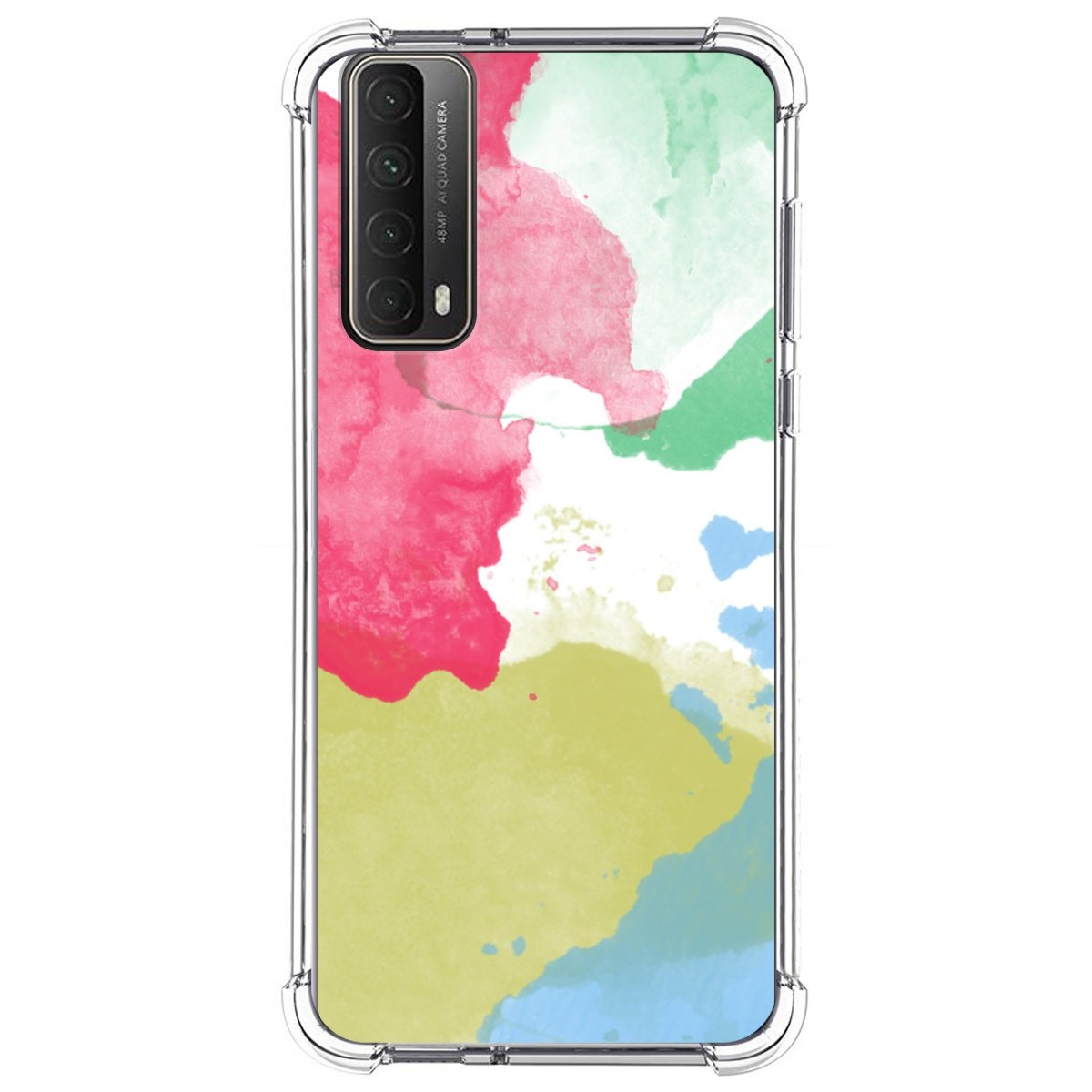 Funda Silicona Antigolpes para Huawei P Smart 2021 diseño Acuarela 02 Dibujos