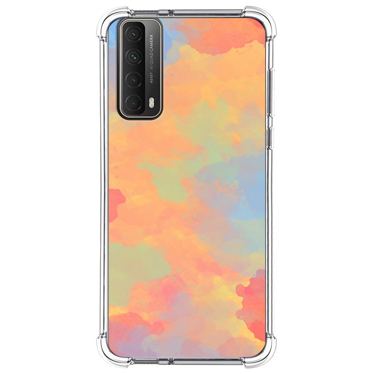 Funda Silicona Antigolpes para Huawei P Smart 2021 diseño Acuarela 08 Dibujos