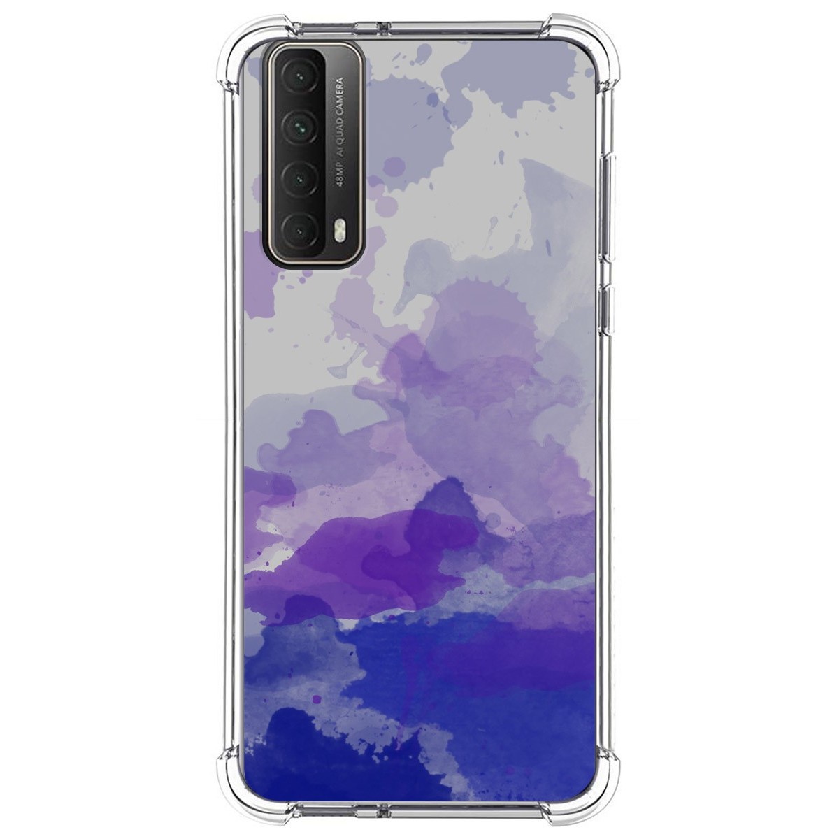 Funda Silicona Antigolpes para Huawei P Smart 2021 diseño Acuarela 09 Dibujos