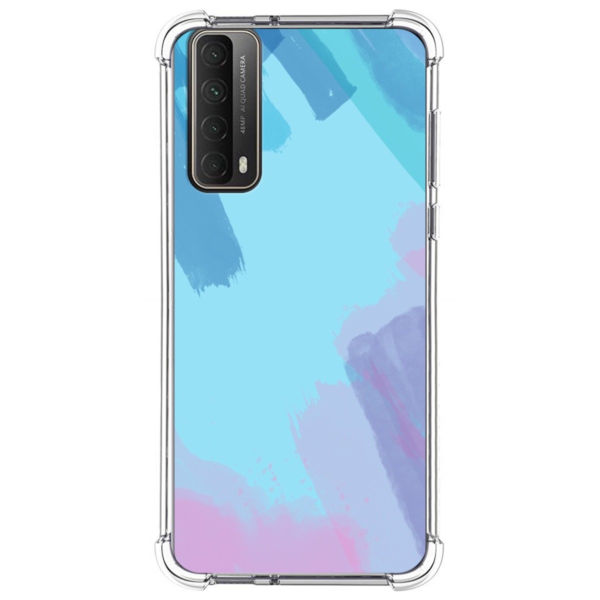 Funda Silicona Antigolpes para Huawei P Smart 2021 diseño Acuarela 10 Dibujos