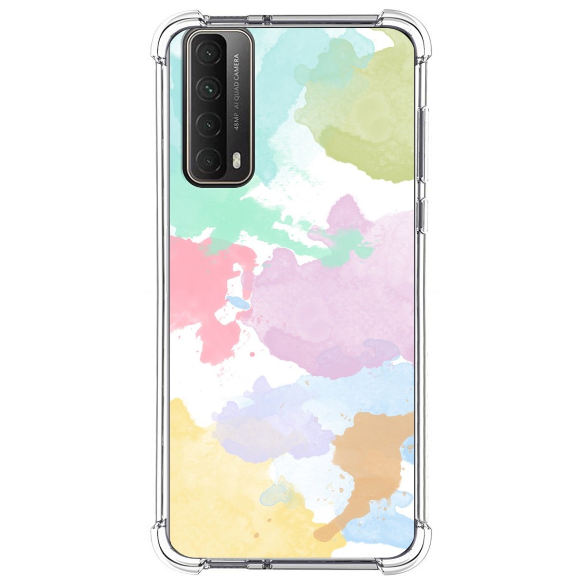 Funda Silicona Antigolpes para Huawei P Smart 2021 diseño Acuarela 11 Dibujos