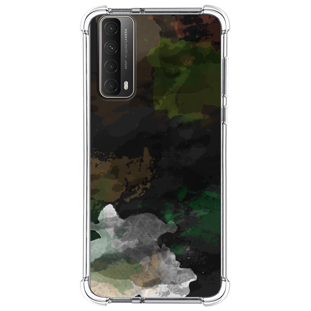 Funda Silicona Antigolpes para Huawei P Smart 2021 diseño Acuarela 12 Dibujos