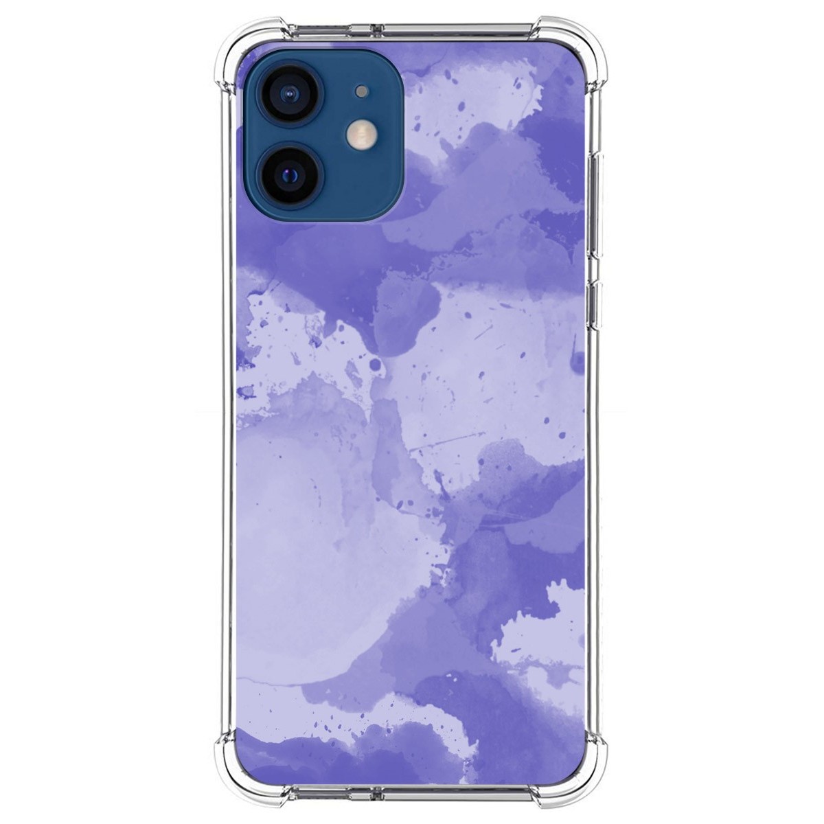 Funda Silicona Antigolpes para Iphone 12 / 12 Pro (6.1) diseño Acuarela 01 Dibujos