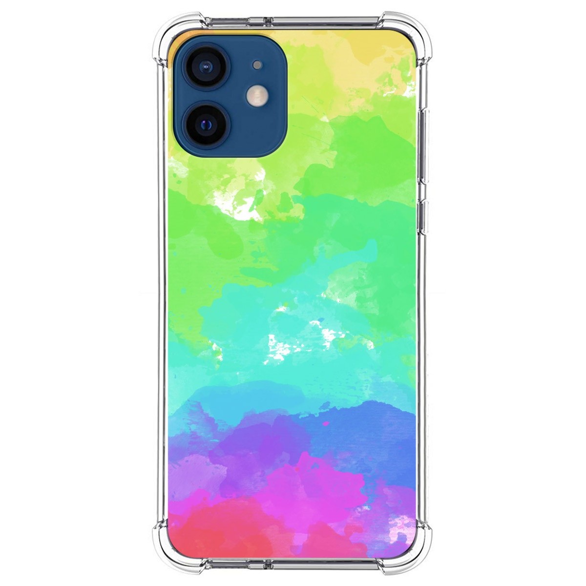 Funda Silicona Antigolpes para Iphone 12 / 12 Pro (6.1) diseño Acuarela 03 Dibujos