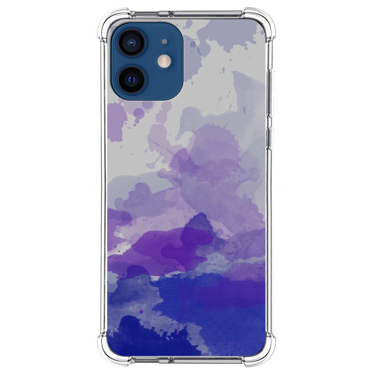 Funda Silicona Antigolpes para Iphone 12 / 12 Pro (6.1) diseño Acuarela 09 Dibujos