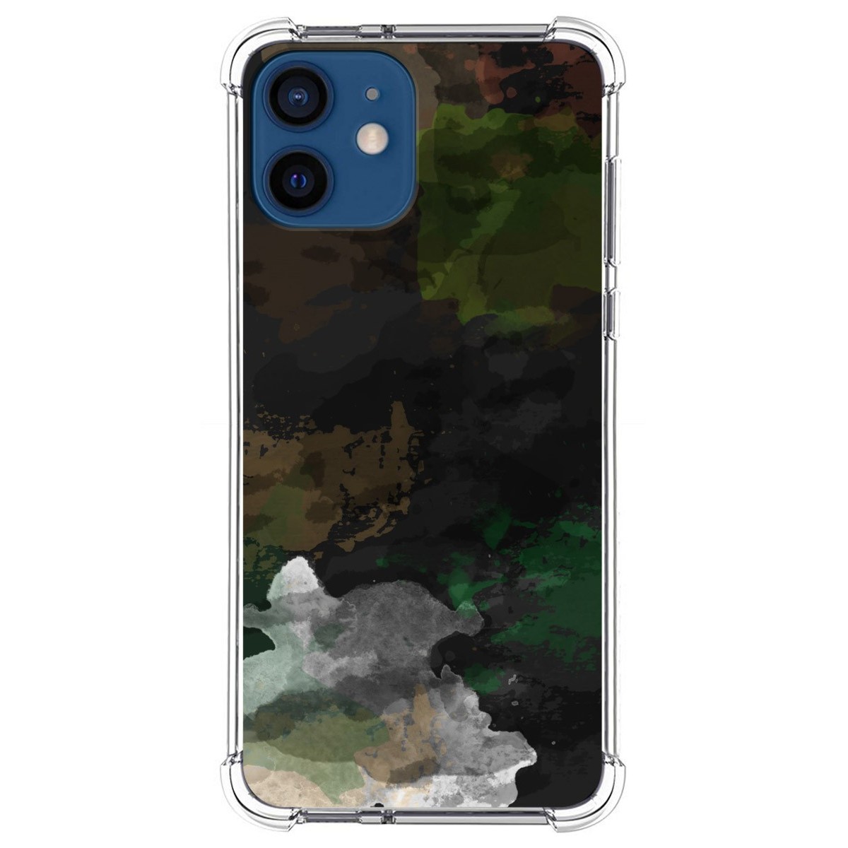 Funda Silicona Antigolpes para Iphone 12 / 12 Pro (6.1) diseño Acuarela 12 Dibujos