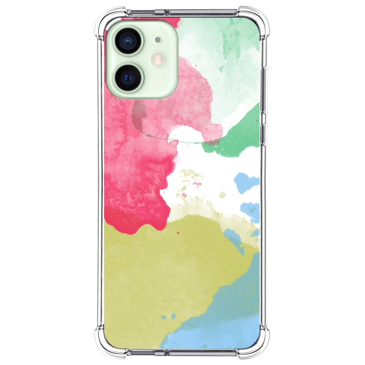 Funda Silicona Antigolpes para Iphone 12 Mini (5.4) diseño Acuarela 02 Dibujos