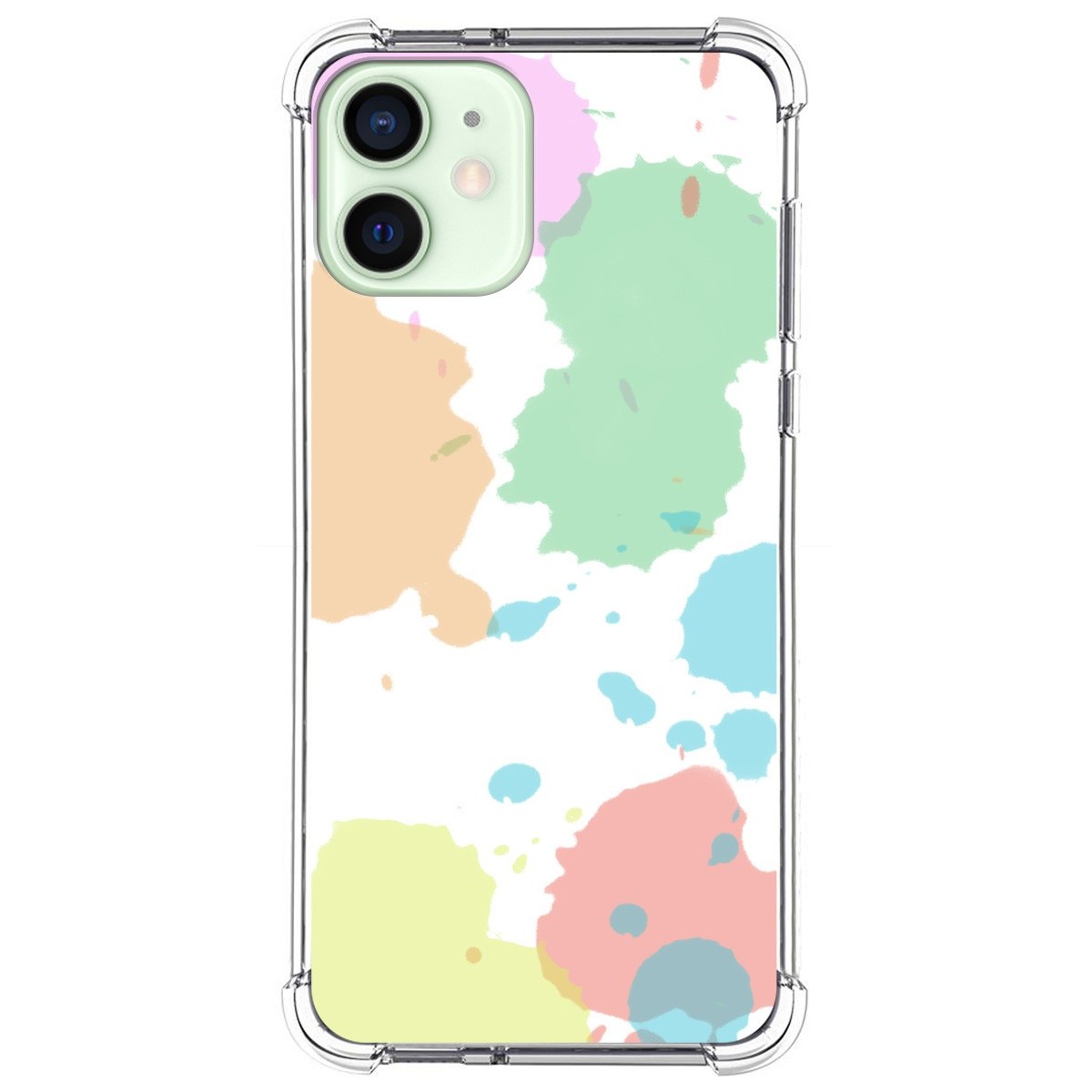 Funda Silicona Antigolpes para Iphone 12 Mini (5.4) diseño Acuarela 05 Dibujos