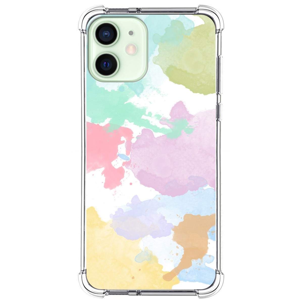 Funda Silicona Antigolpes para Iphone 12 Mini (5.4) diseño Acuarela 11 Dibujos